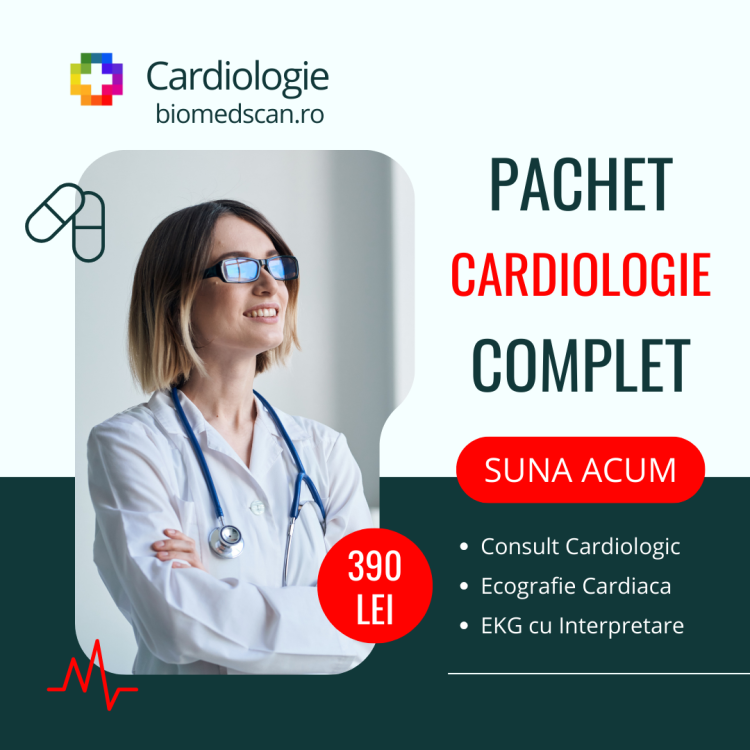 pachet cardiologie biomed scan bucuresti