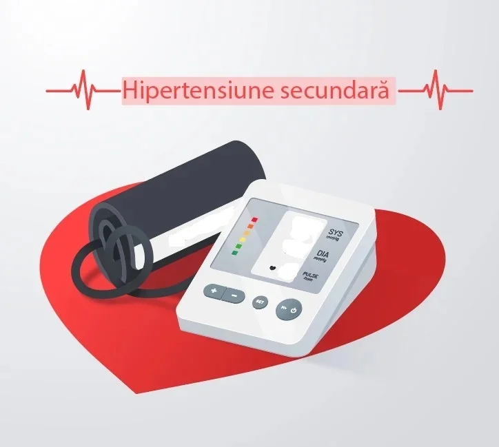Hipertensiune secundara, hipertensiune arteriala secundara, hta secundara