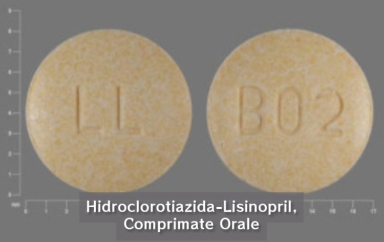 Hidroclorotiazidă-Lisinopril, Comprimate